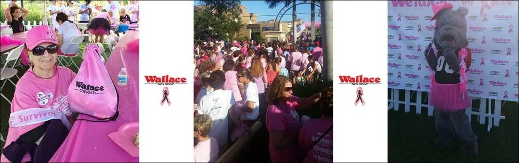 Wallace Chrysler Jeep Dodge Ram supports breast cancer awareness