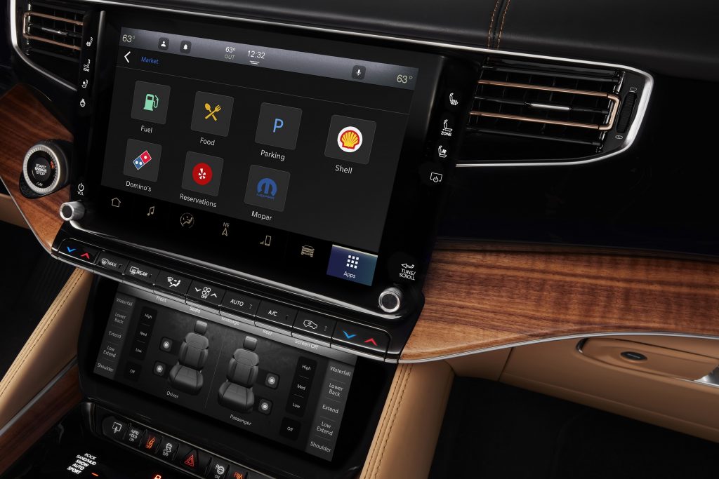2022 Jeep Grand Wagoneer Infotainment System
