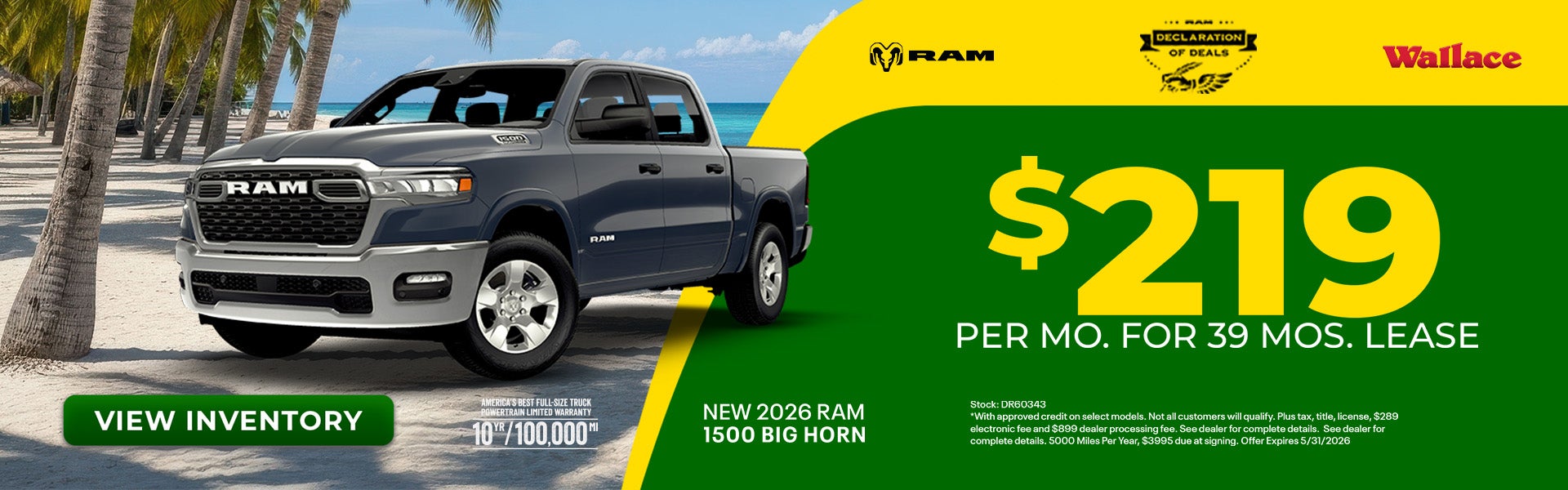 Ram Special Offer