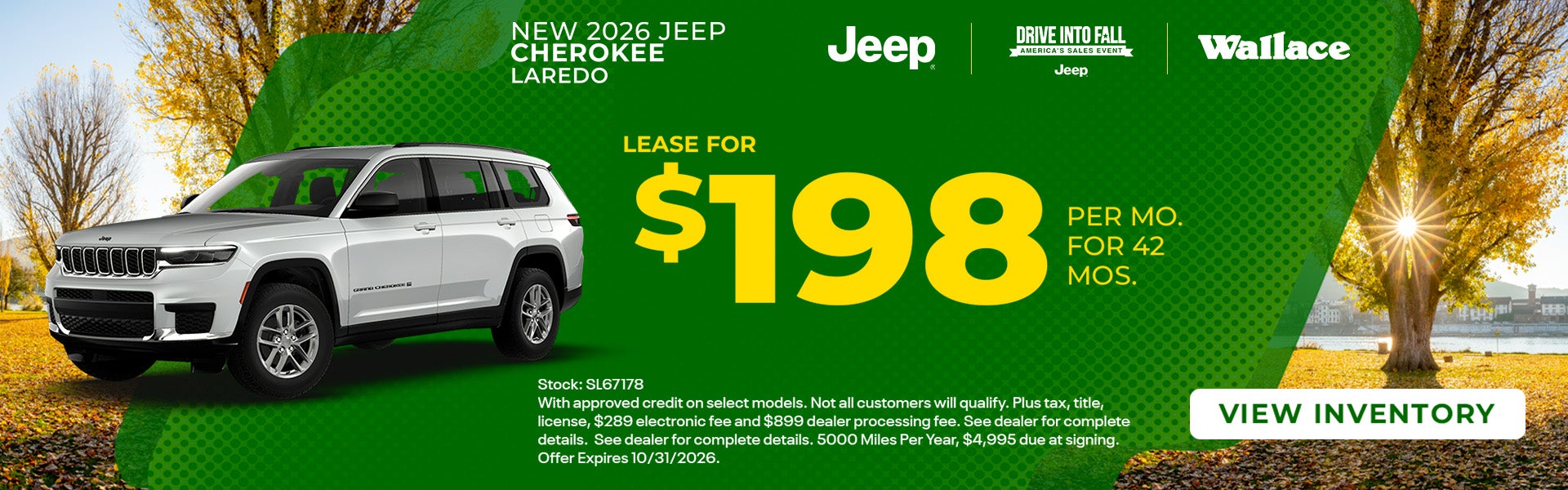 Cherokee Special Offer