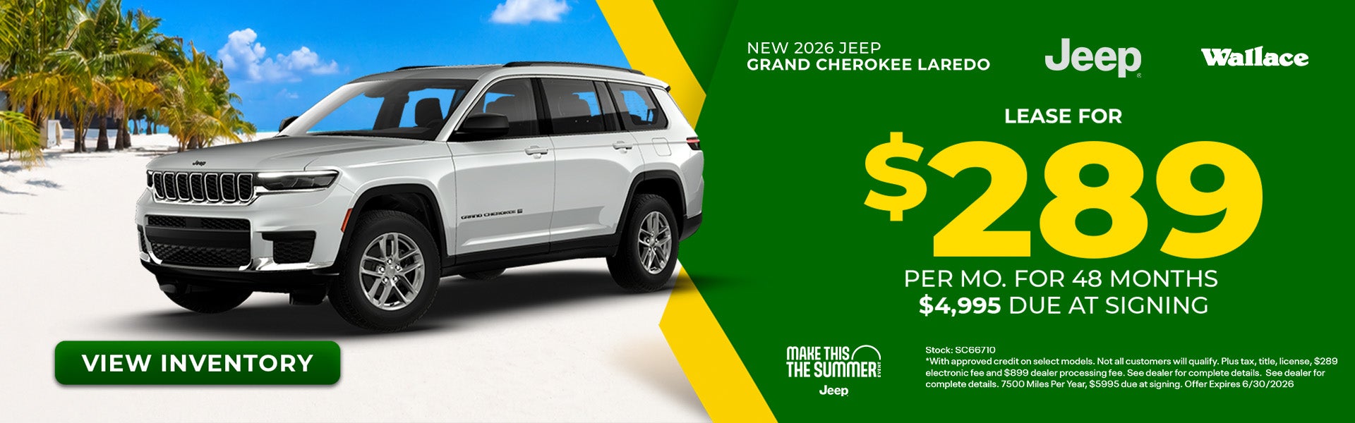 Grand Cherokee Special Offer