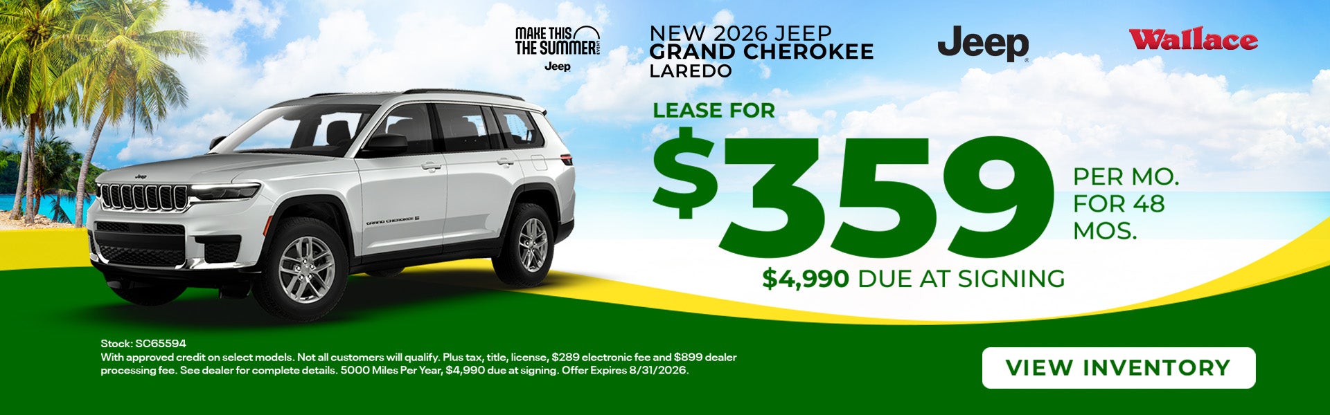 Grand Cherokee Special Offer
