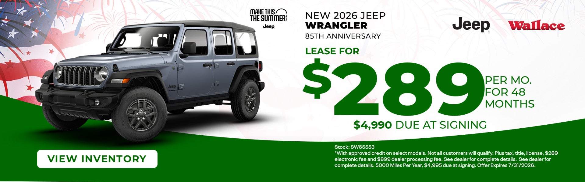 Wrangler Special Offer