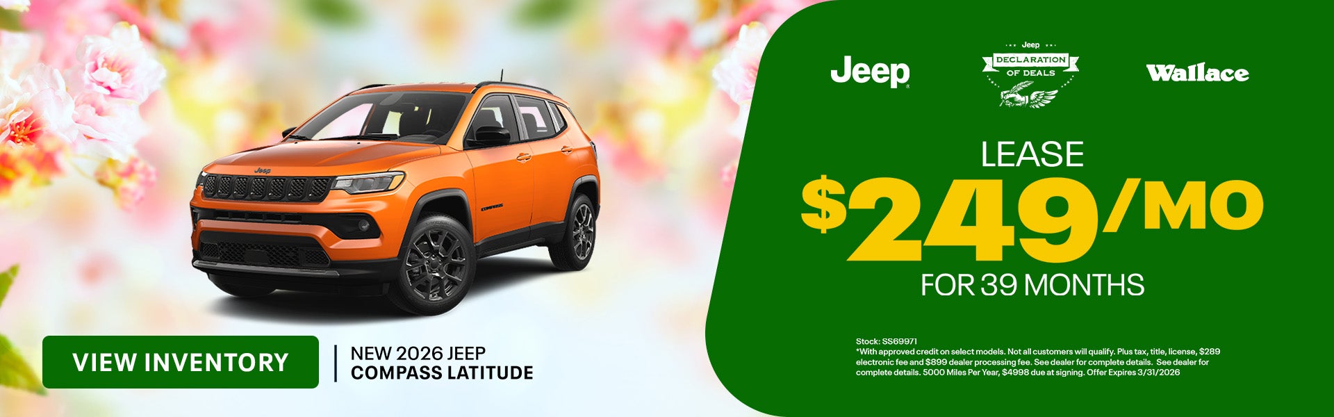 Jeep Compass Special Offer