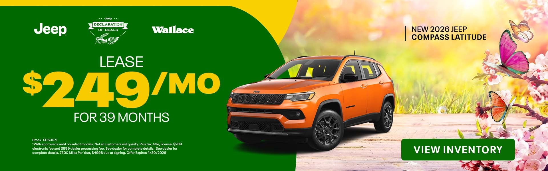 Jeep Compass Special Offer