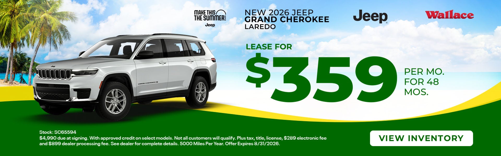 Grand Cherokee Special Offer