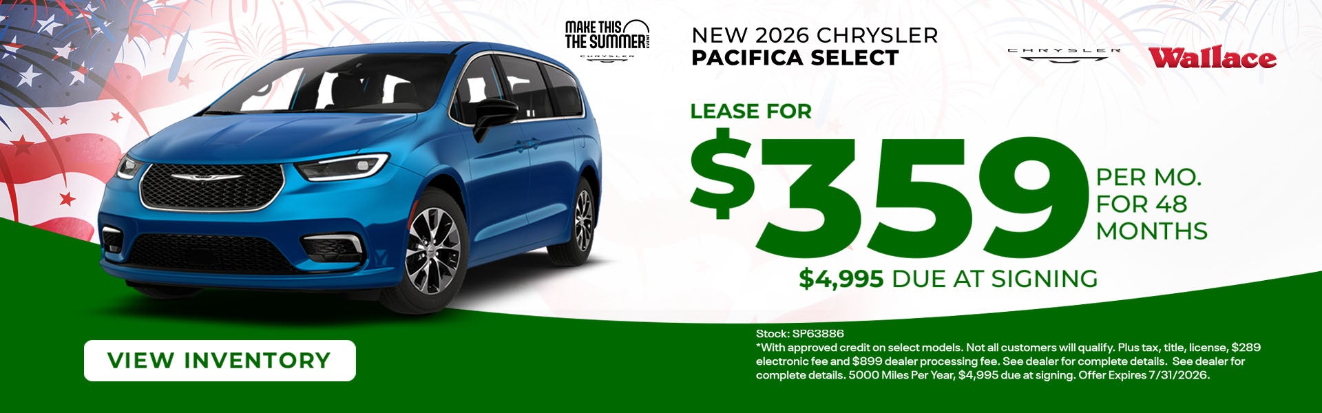 Pacifica Special Offer