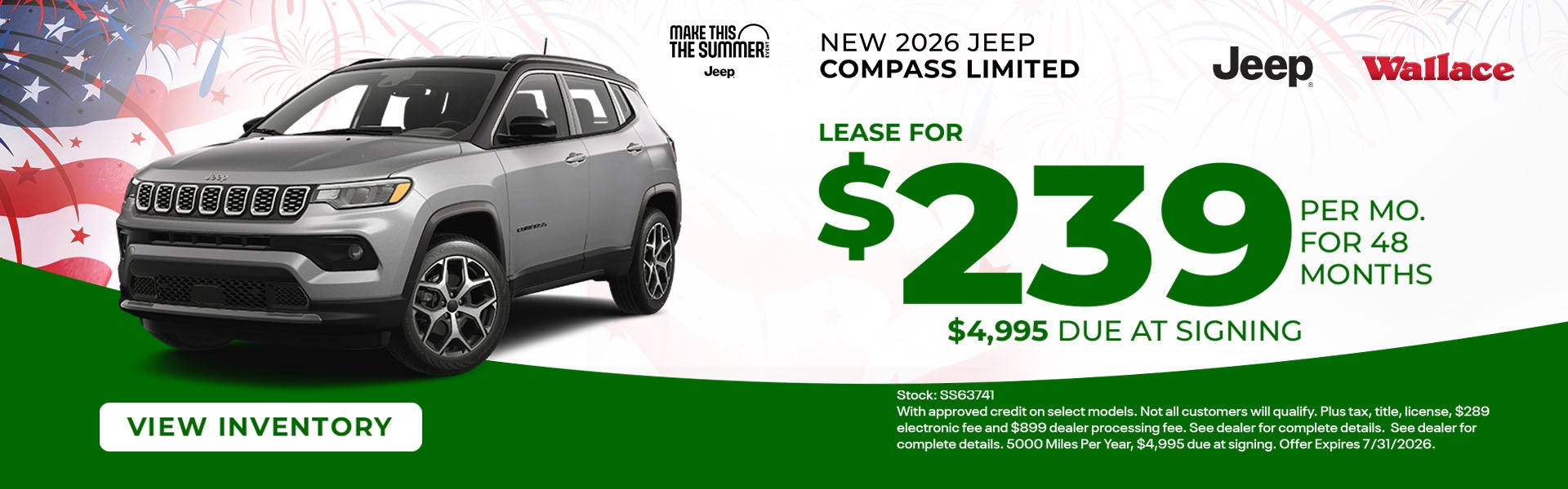 Jeep Compass Special Offer