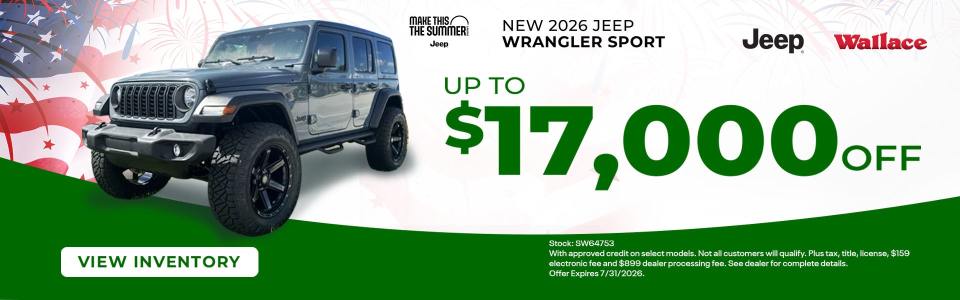 Wrangler Special Offer
