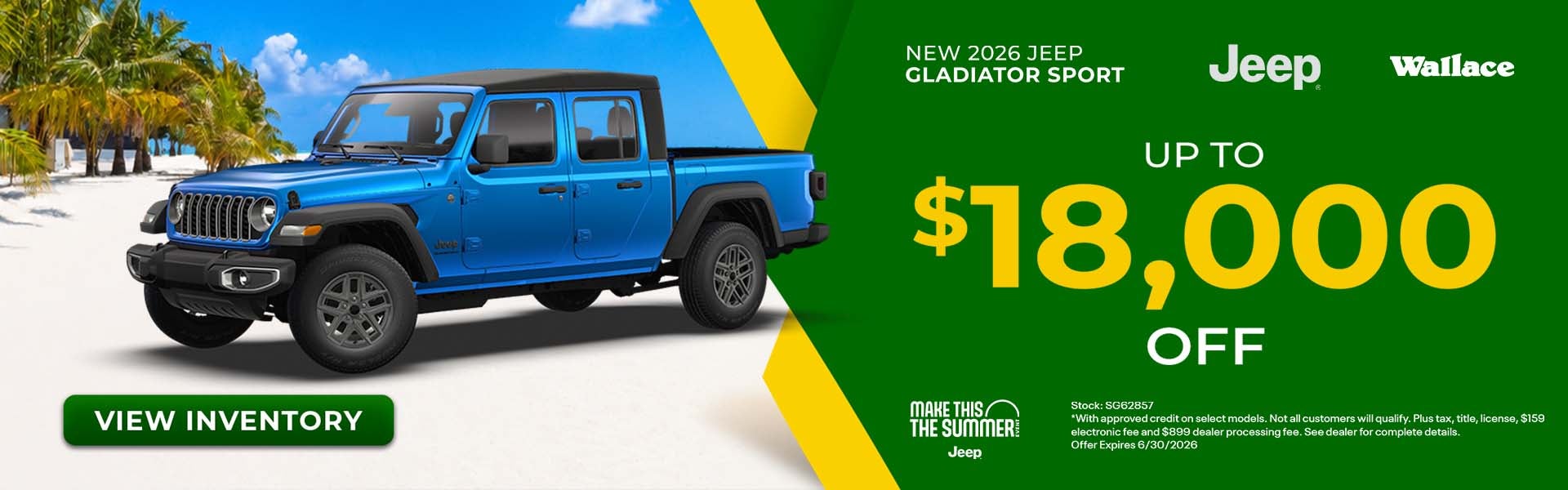 Jeep Gladiator Special Offer