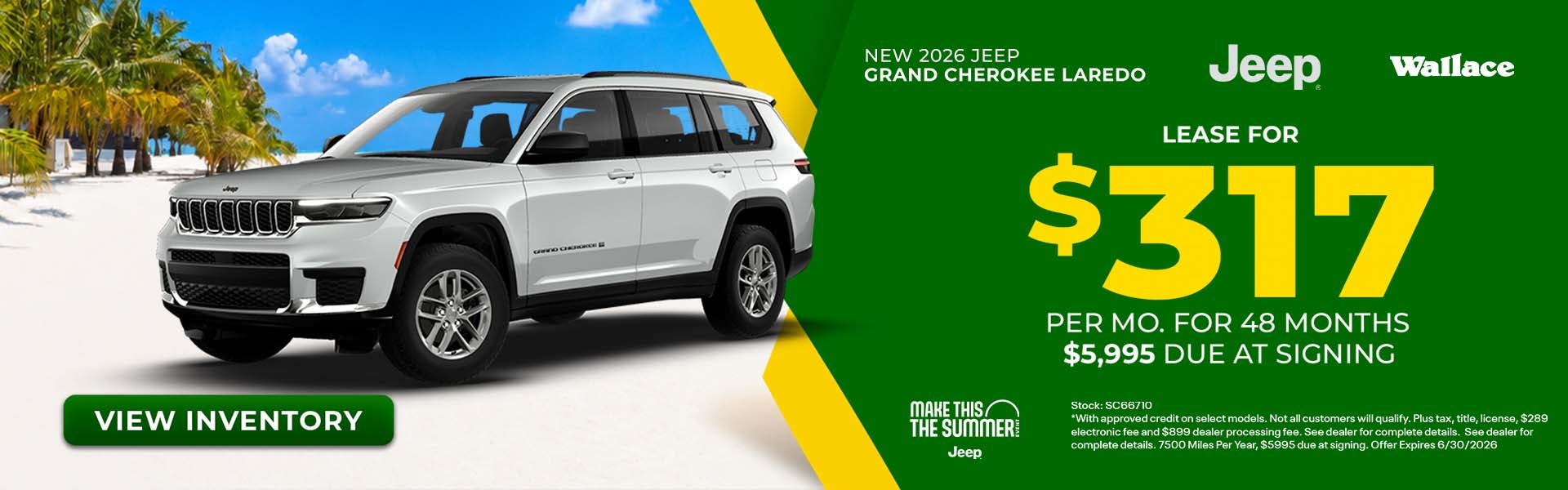 Grand Cherokee Special Offer