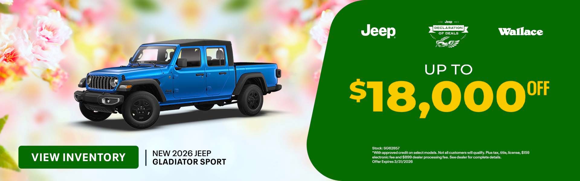 Jeep Gladiator Special Offer