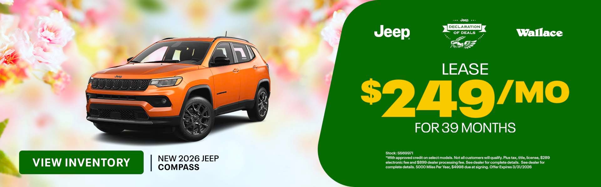 Jeep Compass Special Offer