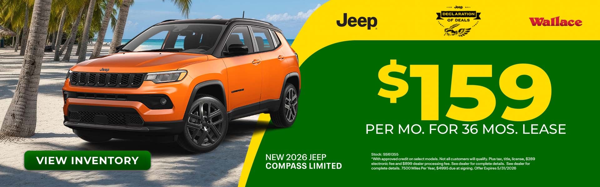 Jeep Compass Special Offer