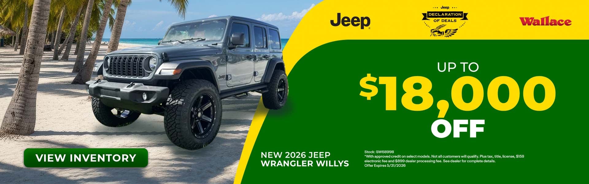 Wrangler Special Offer