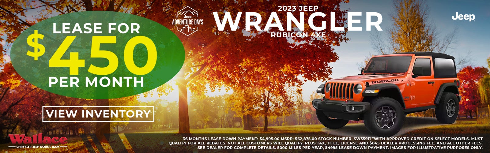 Jeep Wrangler 4XE Special Offer